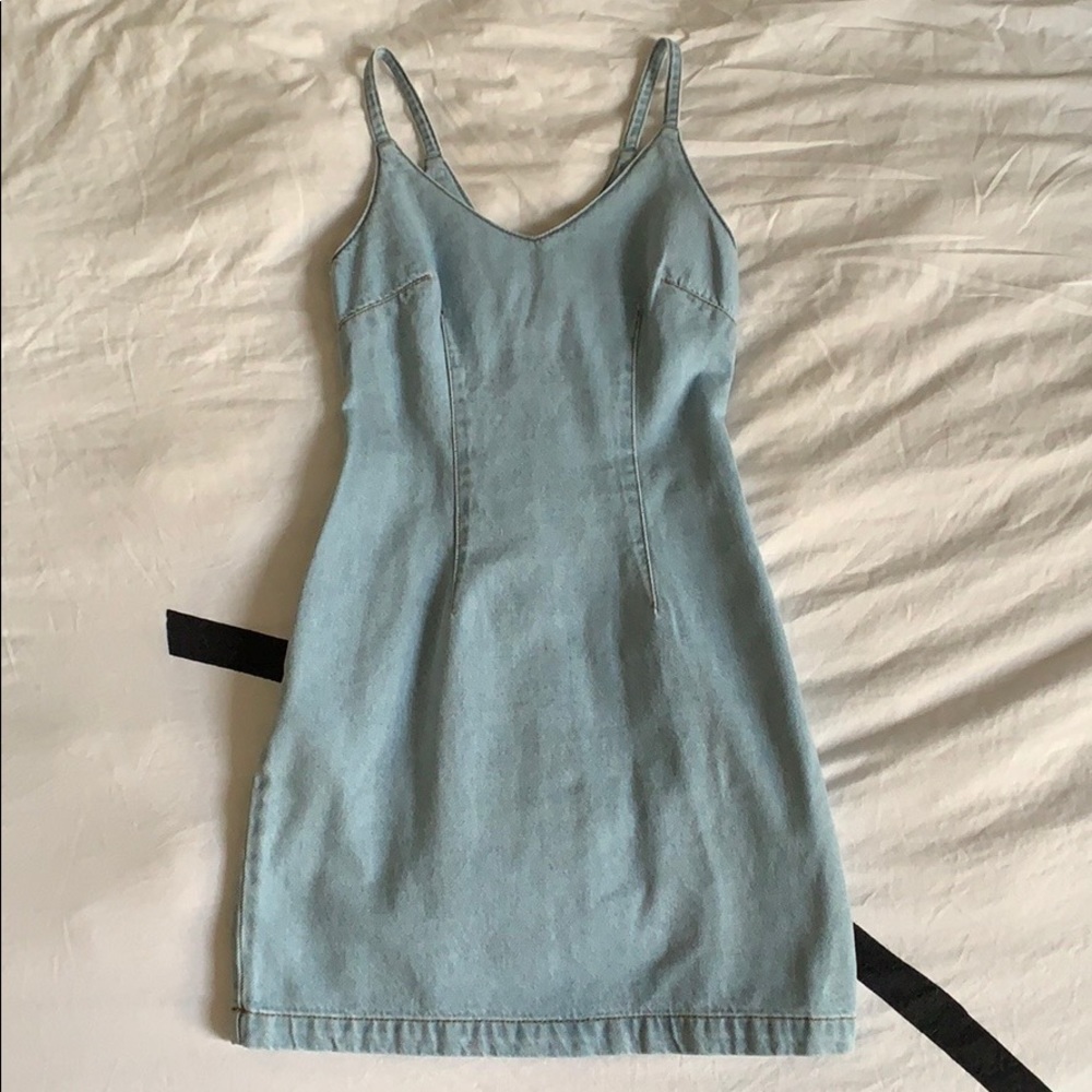 NEW‼️ ASOS Denim Strap Mini Dress